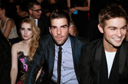 Emma Roberts, Zachary Quinto, Chace Crowford